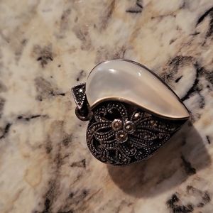 Tiffany and Company necklace and opal locket